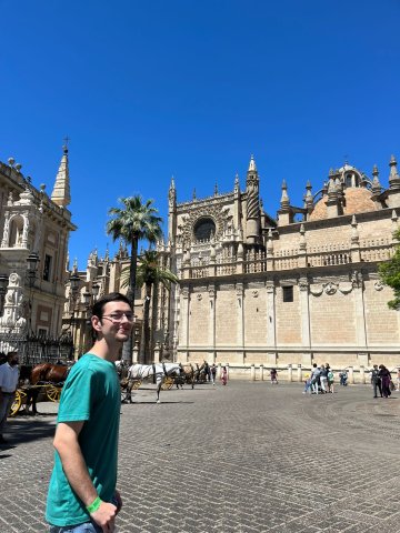 Photo of Zach in Spain