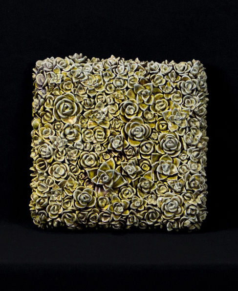 ceramic texture created by a student. 