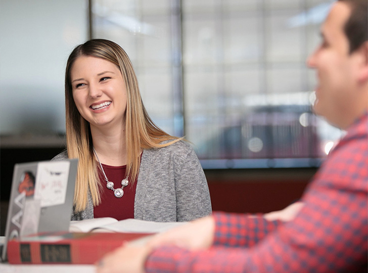 Photo of ONU Counseling Center Staff at the desk smiling