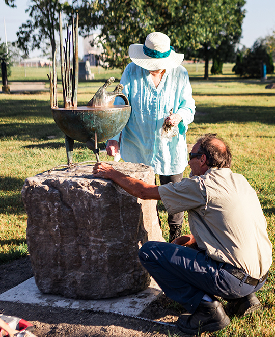 Photo of the Pond Art Installation 1