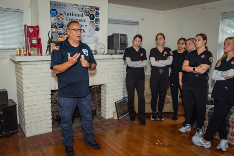 Photo from the Nursing Simulation, EMS chief shares info