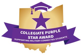 Collegiate Purple Star Award logo