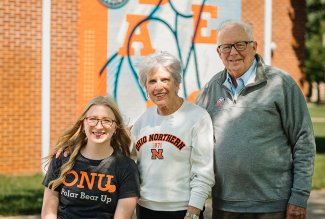 Wentzels (grandparents) with Elizabeth Shockney