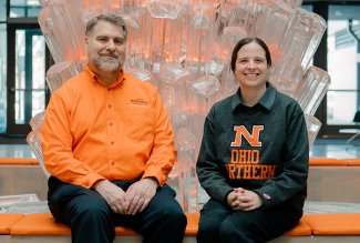 Photo of Dr. John Estell and Dr. Stephany Coffman-Wolph - ONU professors