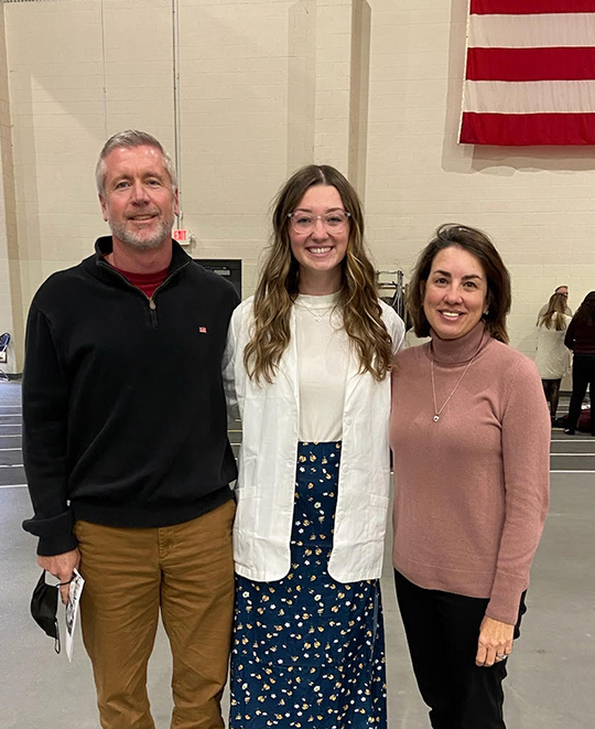 Utterdyke Legacy photo of Meghan and her parents